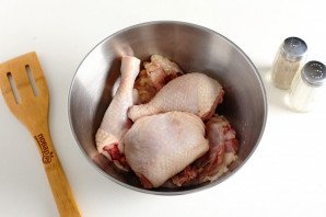 Курица в духовке с корочкой