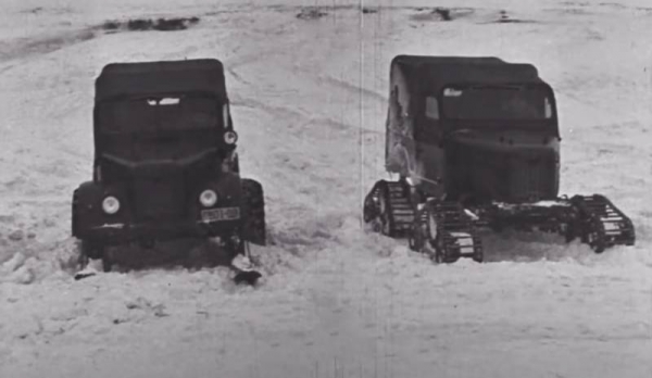 Советские снегоходные машины: испытания 60-летней давности